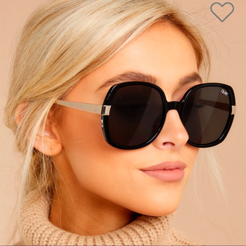 QUAY Australia Gold Dust Black/Smoke